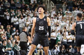 Malik Hall racks up 18 points and 6 rebounds in Michigan State’s win over Indiana, 76-61
