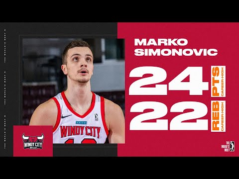 Marko Simonovic (24 points) Highlights vs. Westchester Knicks