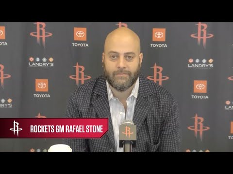 Media Availability with GM Rafael Stone l Houston Rockets