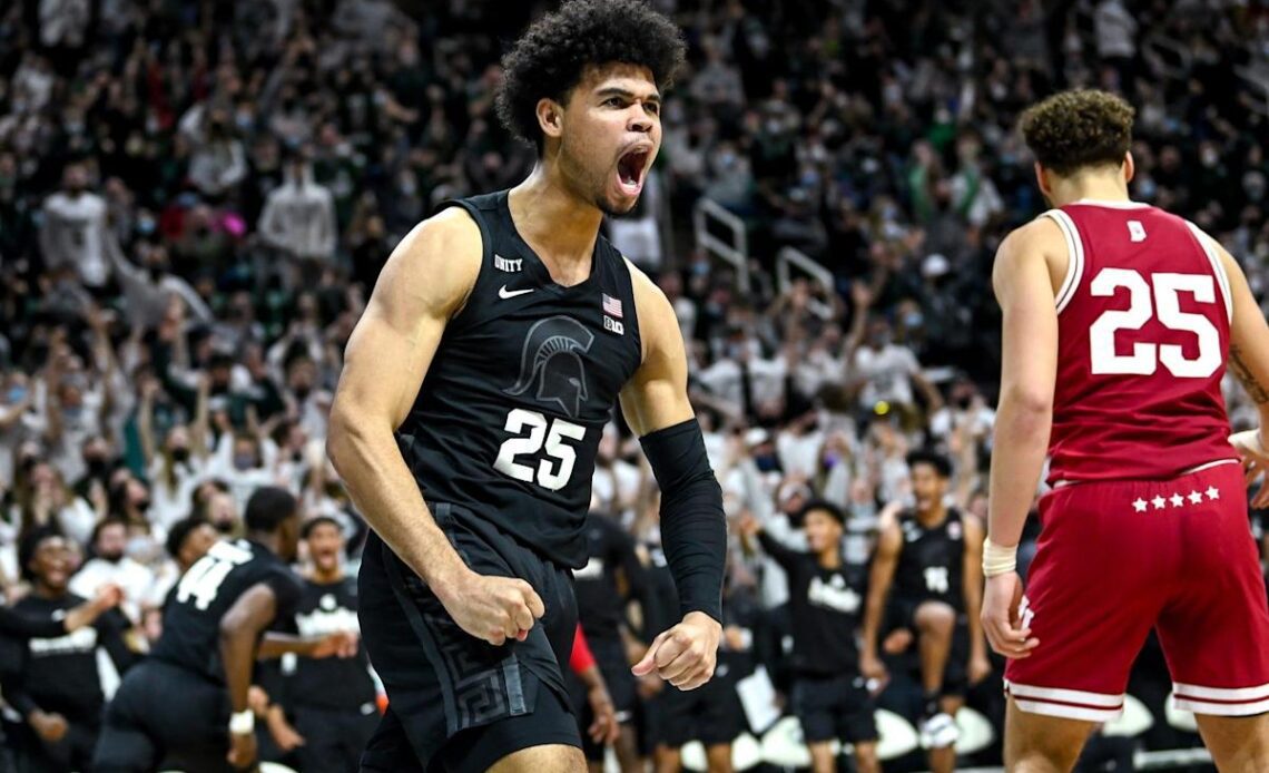 Michigan State basketball trots out new starting lineup against Purdue