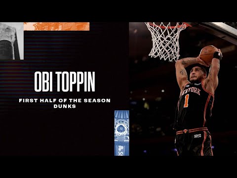 Obi Toppin's Top Dunks in the First Half of the Season | 2022 All-Star Weekend