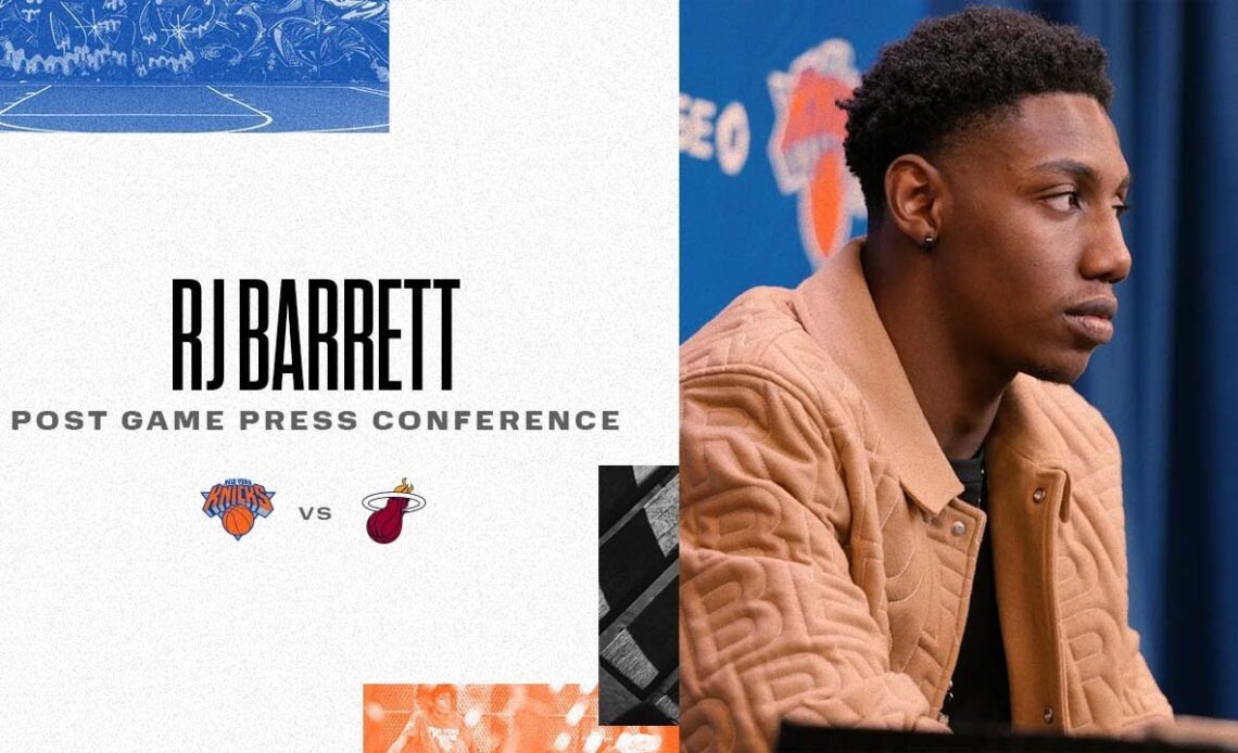 RJ Barrett | Knicks Postgame (2/25)