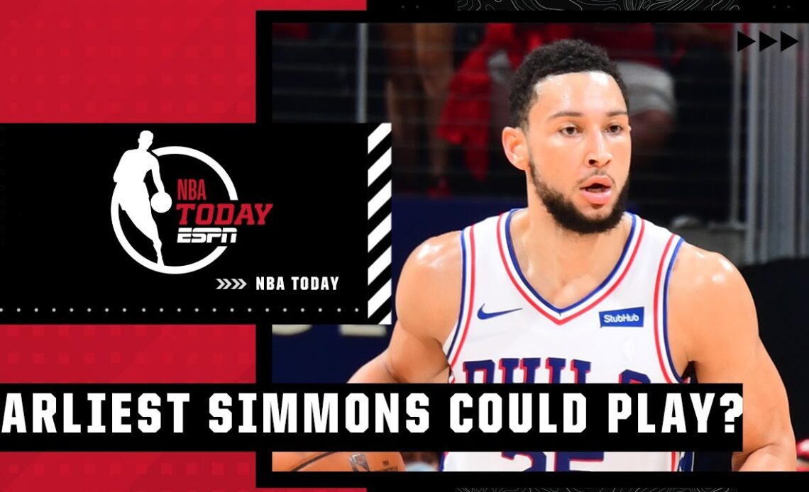 Ramona Shelburne on the earliest Ben Simmons could play in Brooklyn | NBA Today