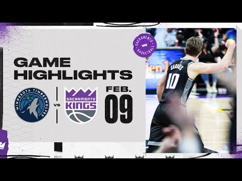 Sacramento Kings Highlights vs. Minnesota Timberwolves | 2.9.22