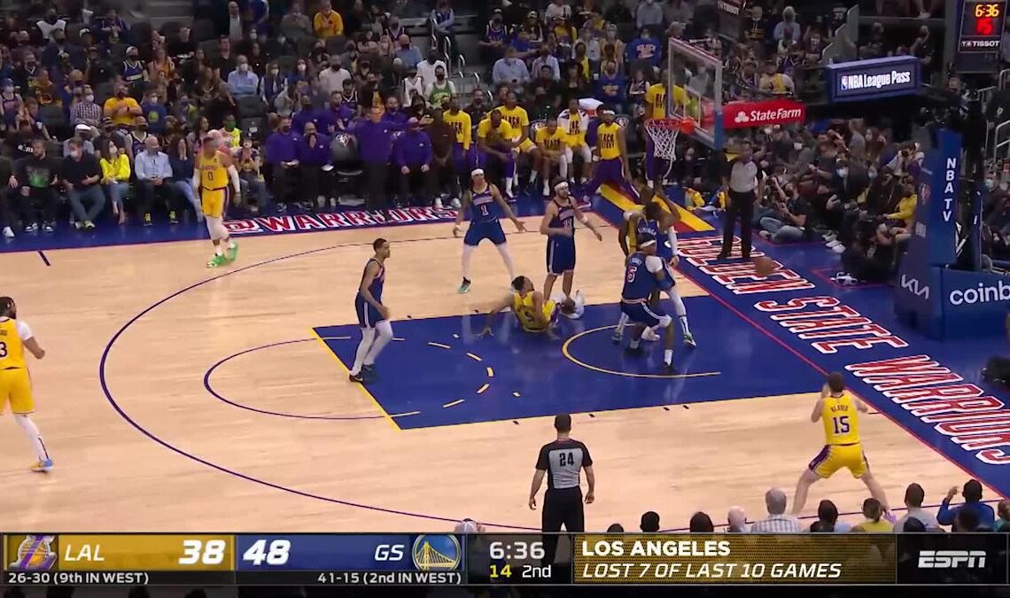 Top plays from Golden State Warriors vs. Los Angeles Lakers