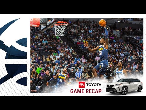 Toyota Game Recap: Nuggets 115 – Timberwolves 130