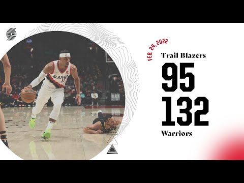 Trail Blazers 95, Warriors 132 | Game Highlights | Feb. 24, 2022