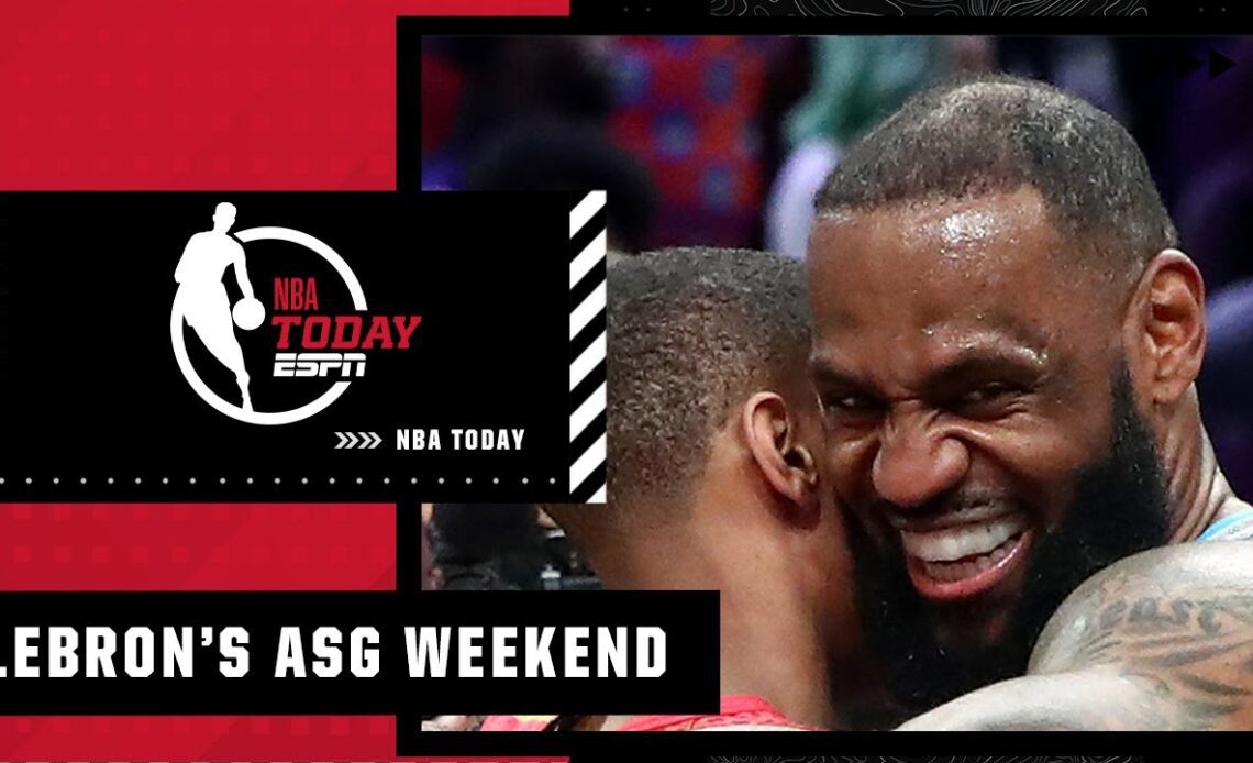 We haven't seen LeBron James smile that much since SPACE JAM - Perk | NBA Today