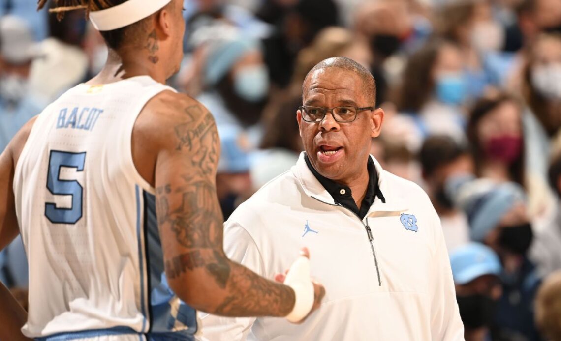 What is the path for bubble team UNC basketball to reach the 2022 NCAA tournament?