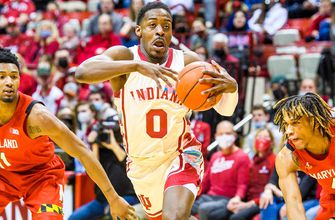 Xavier Johnson's big night fuels Indiana past Maryland, 74-64