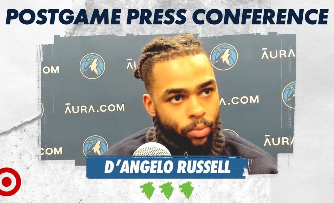 "When he’s playing that well we’re a tough team." D'Angelo Russell Postgame Press Conference