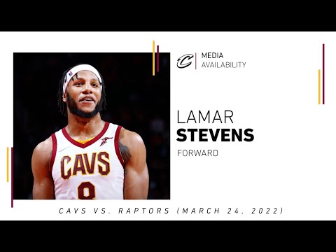 3/24/2022 - Cavs vs. Raptors Postgame: Lamar Stevens