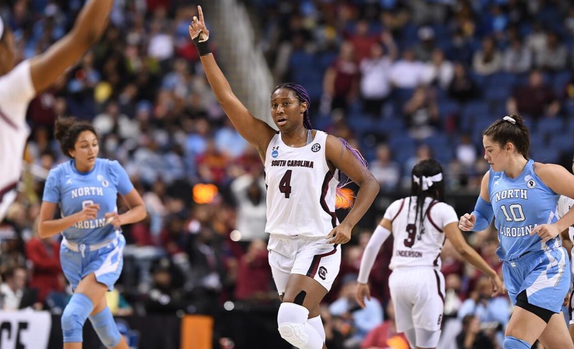 Aliyah Boston sets SEC record with 27th straight double-double in 2022 NCAA tournament