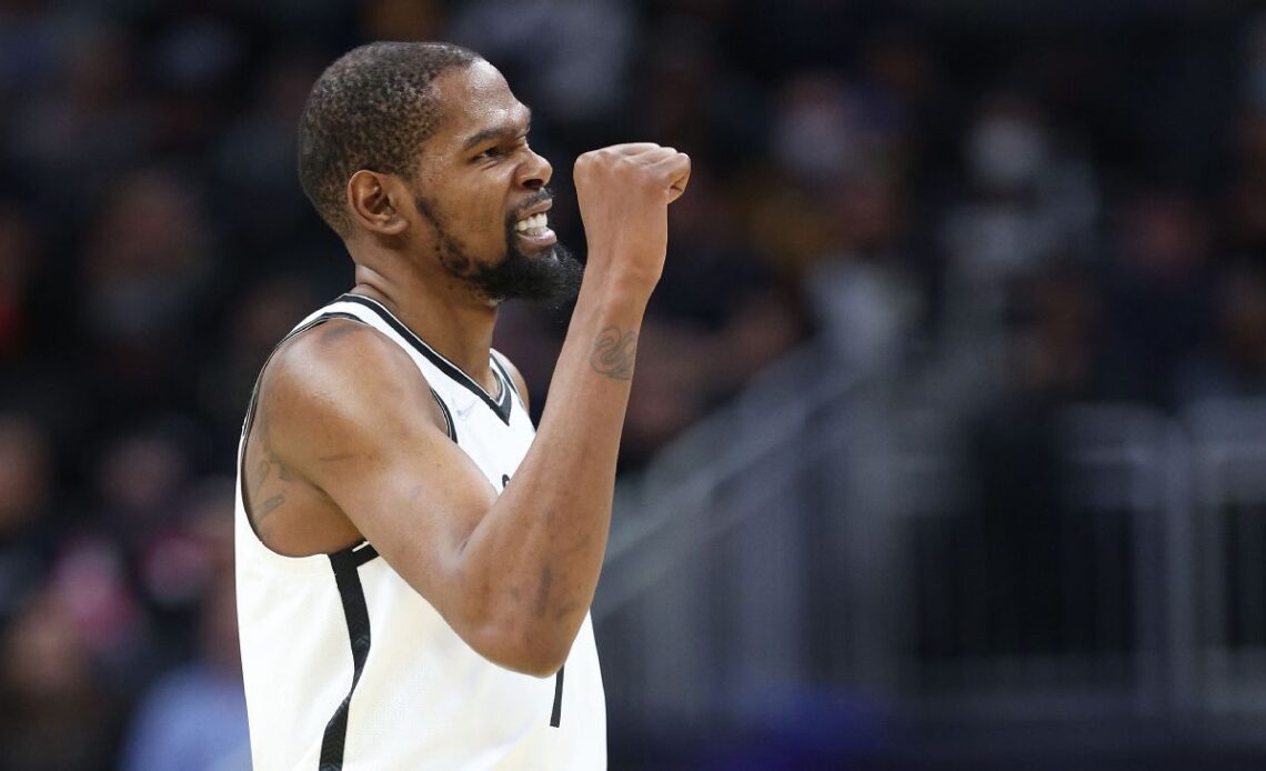 Brooklyn Nets' Kevin Durant says he's back after missing 21 NBA games