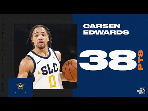 Carsen Edwards (38 points) Highlights vs. Santa Cruz Warriors