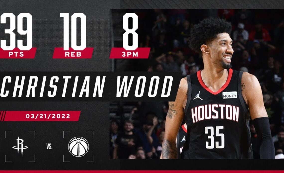 Christian Wood goes 'STEPH CURRY MODE' in Rockets' LARGEST comeback of the season! 😤