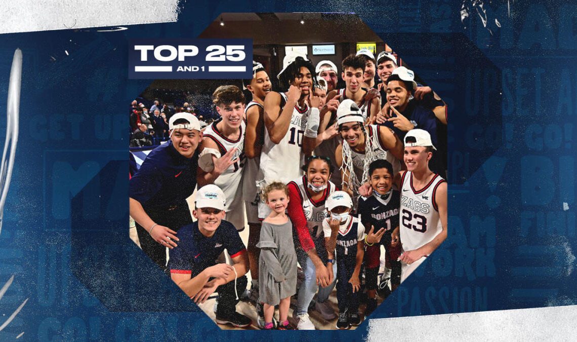 College basketball rankings: Gonzaga No. 1, Tennessee jumps into top five of final Top 25 And 1 of season
