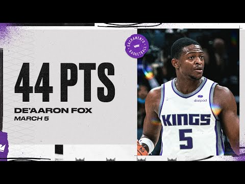 De'Aaron Fox (44 points) Highlights vs  Dallas Mavericks | 3.5.22