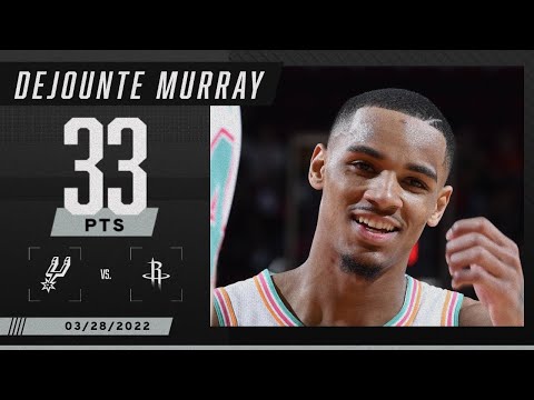 Dejounte Murray drops 33 PTS, sets new career high 🔥