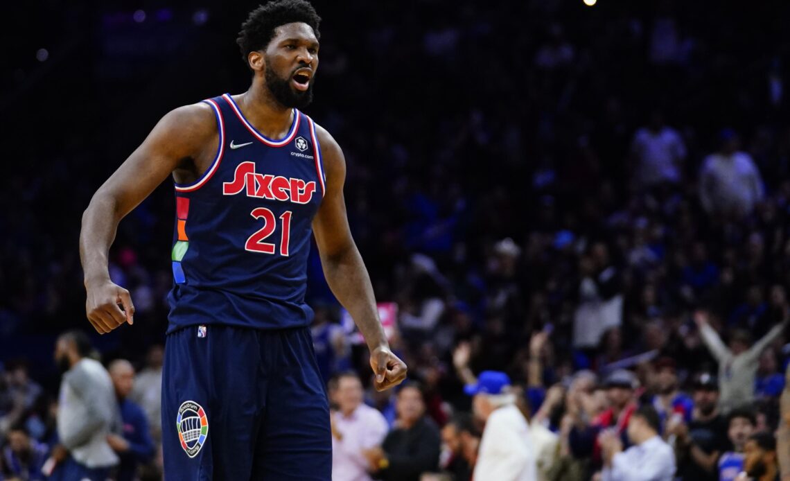 Embiid has 43 points, 14 rebounds; 76ers thump Bulls 121-106