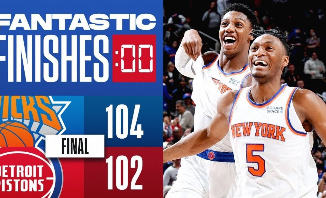 Final 2:14 WILD ENDING Knicks vs Pistons 🍿🍿