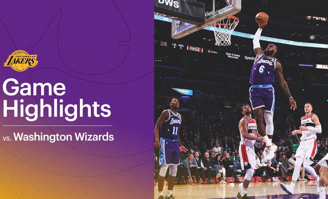 HIGHLIGHTS | LeBron James (50 pts, 7 reb, 6 ast, 18-25 FG) vs Washington Wizards