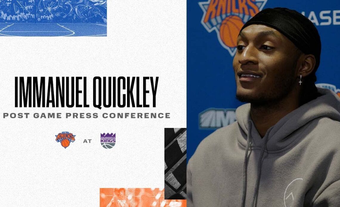 Immanuel Quickley | Knicks Postgame (3/7)