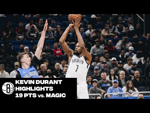 Kevin Durant Highlights | 19 Points vs. Orlando Magic