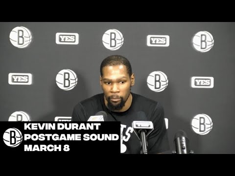 Kevin Durant | Postgame Sound | 3/8/22