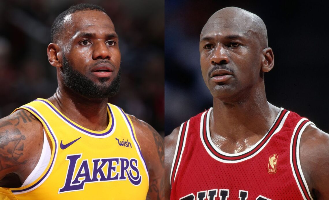 LeBron James, Michael Jordan