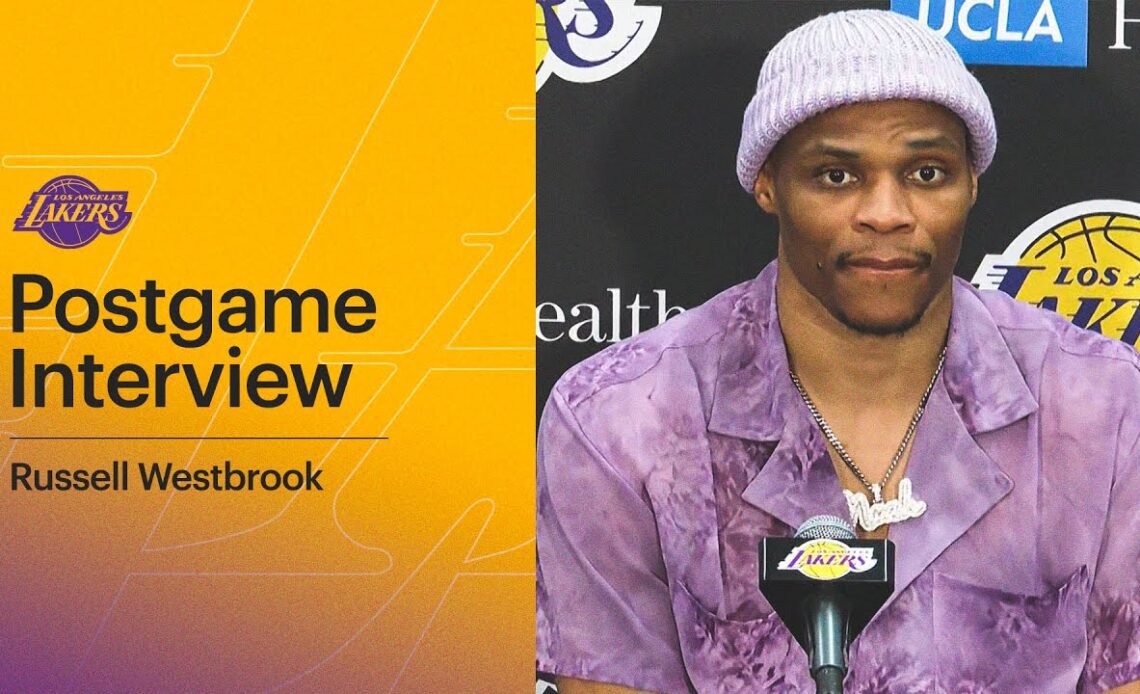 Lakers Postgame: Russell Westbrook (3/5/22)