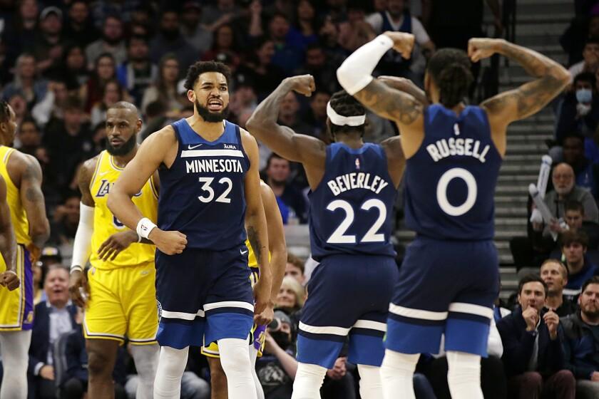 Lakers' latest struggles were the talk of the Timberwolves