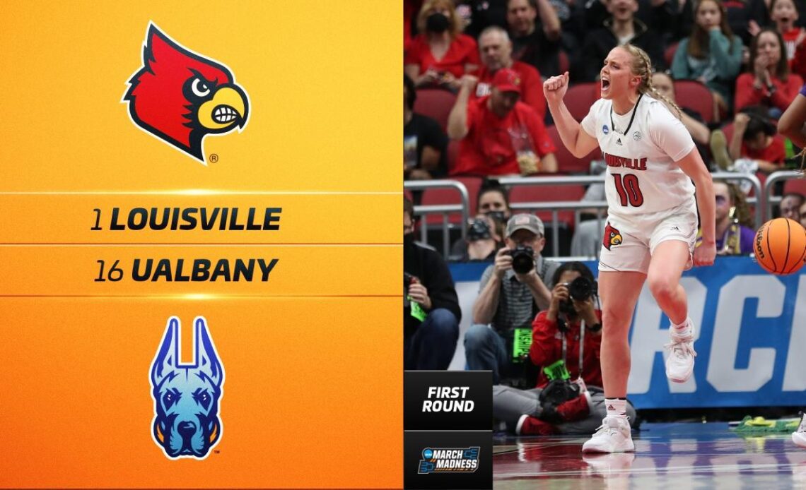 Louisville vs. UAlbany - Women’s NCAA tournament first-round highlights