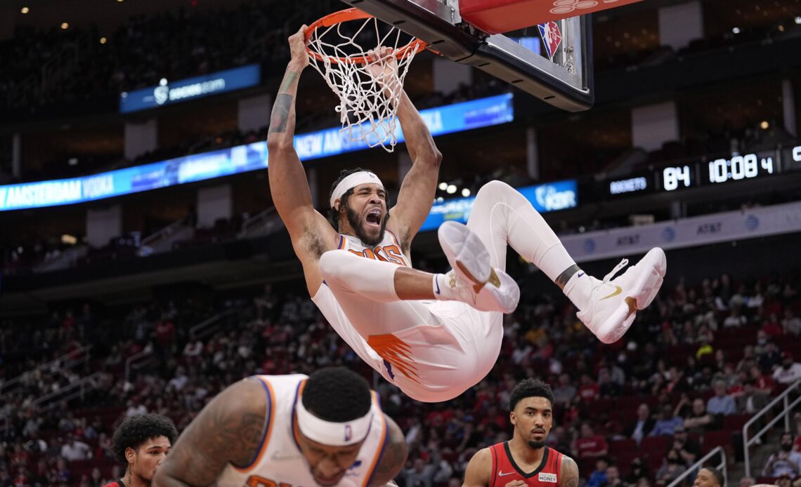 NBA-leading Suns beat league-worst Rockets 129-112