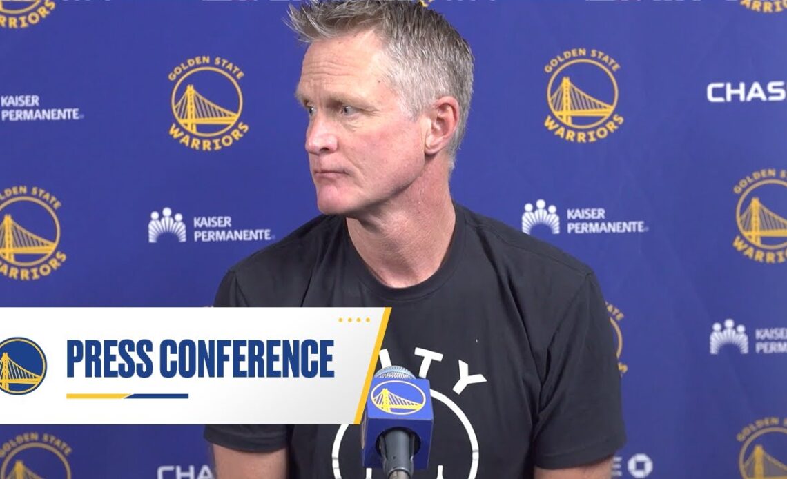 Steve Kerr Comments on James Wiseman's Injury | March 25, 2022