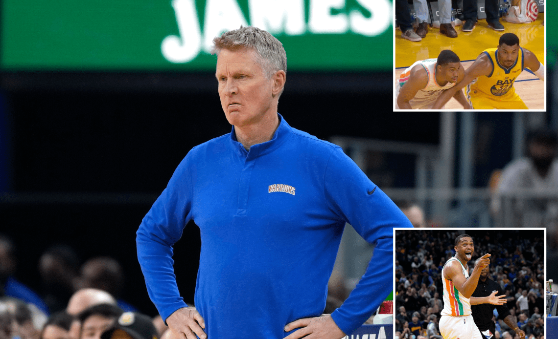Steve Kerr angry after 'bizarre' foul calls at end of Warriors' loss