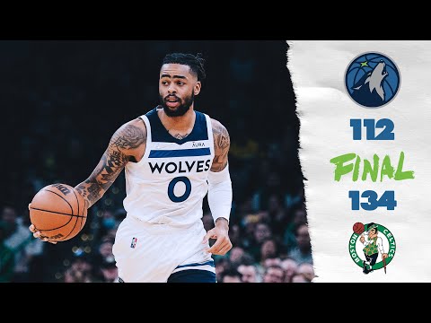 Timberwolves Lose To Boston Celtics, 134-112 | Split 2021-22 Season Series | March 27, 2022