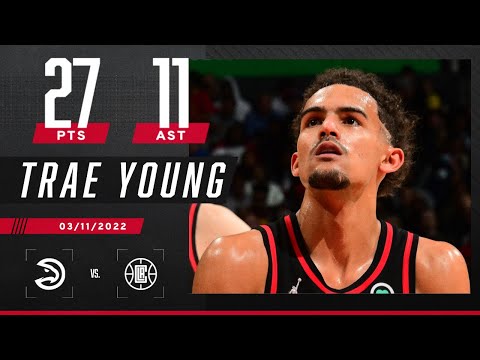 Trae Young’s DOUBLE-DOUBLE lifts Hawks to W vs. Clippers