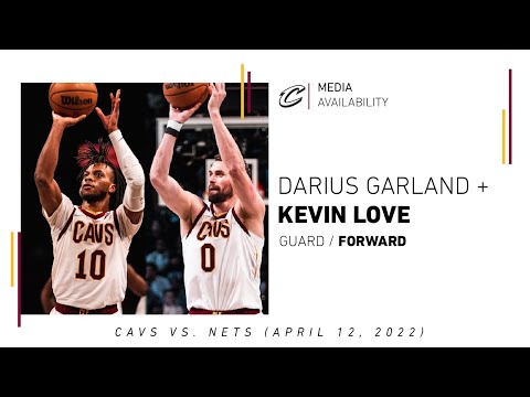 4/12/2022 - Cavs vs. Nets Play-In Postgame: Darius Garland + Kevin Love