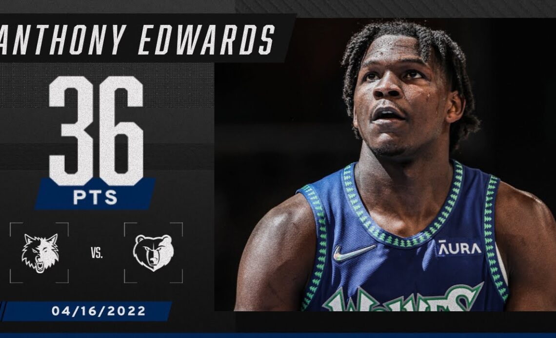Anthony Edwards becomes the youngest Timberwolves player to score 30+ PTS in the playoffs 🍿
