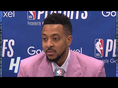 CJ McCollum Postgame Interview - Game 1 | Pelicans vs Suns | 2022 NBA Playoffs
