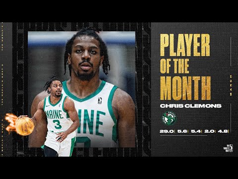 Chris Clemons Named NBA G League Player Of The Month: March