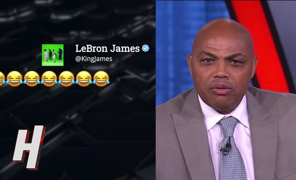 Chuck wants LeBron on inside the NBA says he's got nothing else to do 😅😅