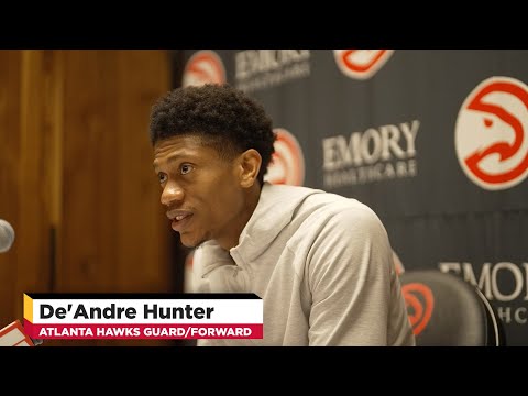 De'Andre Hunter Atlanta Hawks 2021-22 Season Exit Interview