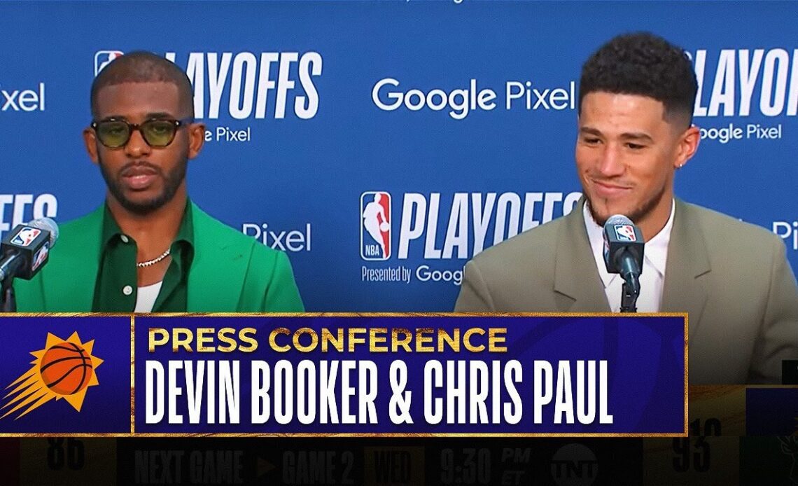 Devin Booker & Chris Paul Post Game Presser | Pelicans vs Suns - Game 1