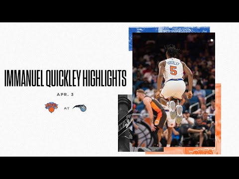 Highlights | Immanuel Quickley's First Career Triple-Double Leads Knicks to Victory