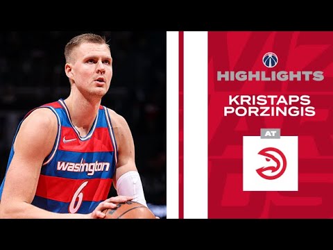 Highlights: Kristaps Porzingis' double-double at Hawks - 4/6/22