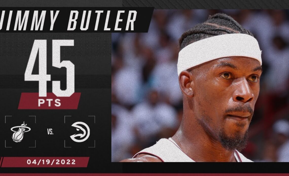 Jimmy Butler's 45 PTS joins Dwayne Wade and LeBron James in Heat history 😳