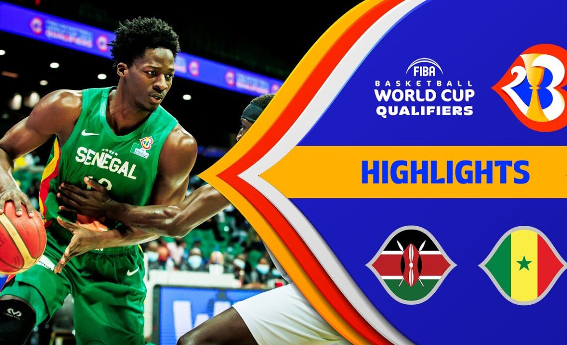 Kenya - Senegal | Basketball Highlights - #FIBAWC 2023 Qualifiers