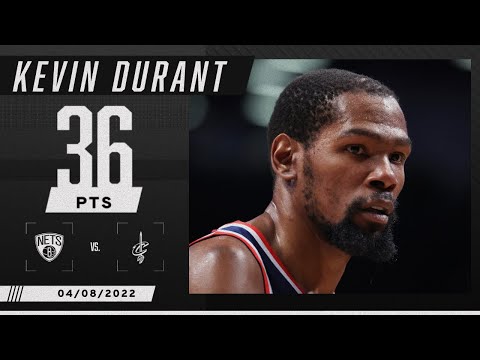 Kevin Durant with a HUGE 36 PTS vs. Cavaliers, ties a Vince Carter record
